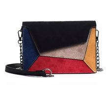 Load image into Gallery viewer, Women&#39;s Patchwork Leather Purse
